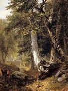 Asher Brown Durand Sketch in the Woods Germany oil painting artist